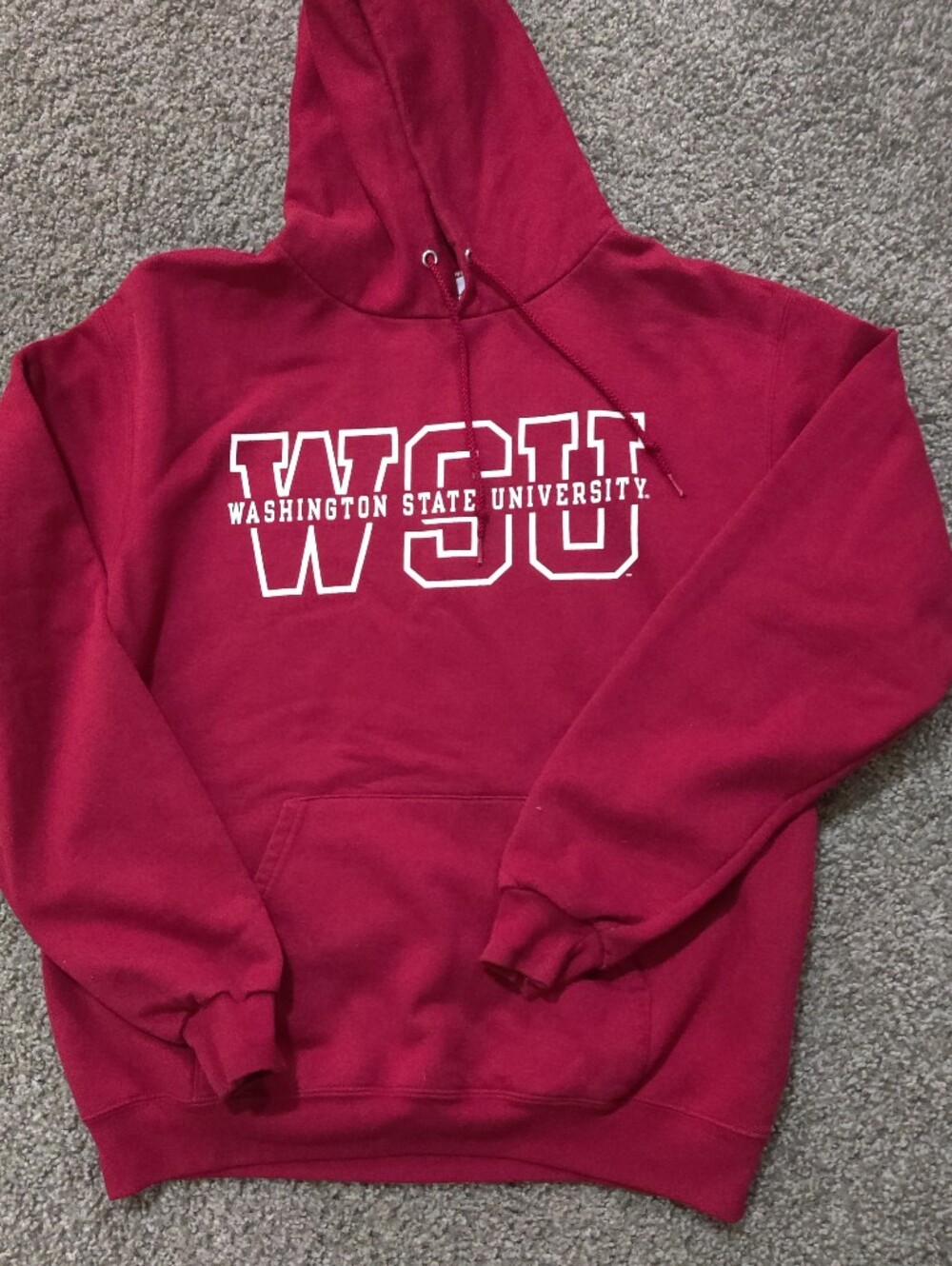 WSU Champion Crimson Hoodie